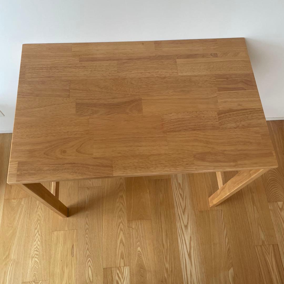 【無印良品】木製コンパクトデスク 約幅80×奥行50×高さ70cm