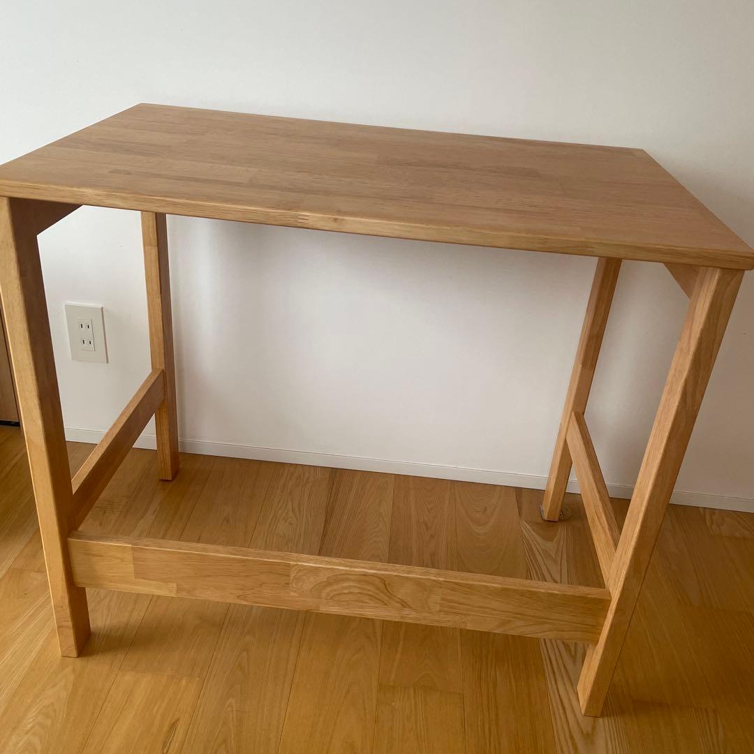 【無印良品】木製コンパクトデスク 約幅80×奥行50×高さ70cm