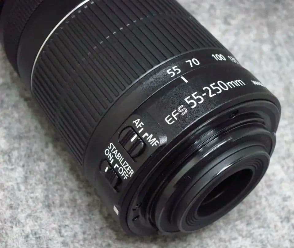 Canon EF-S55-250mm F4-5.6 IS II　フード付き