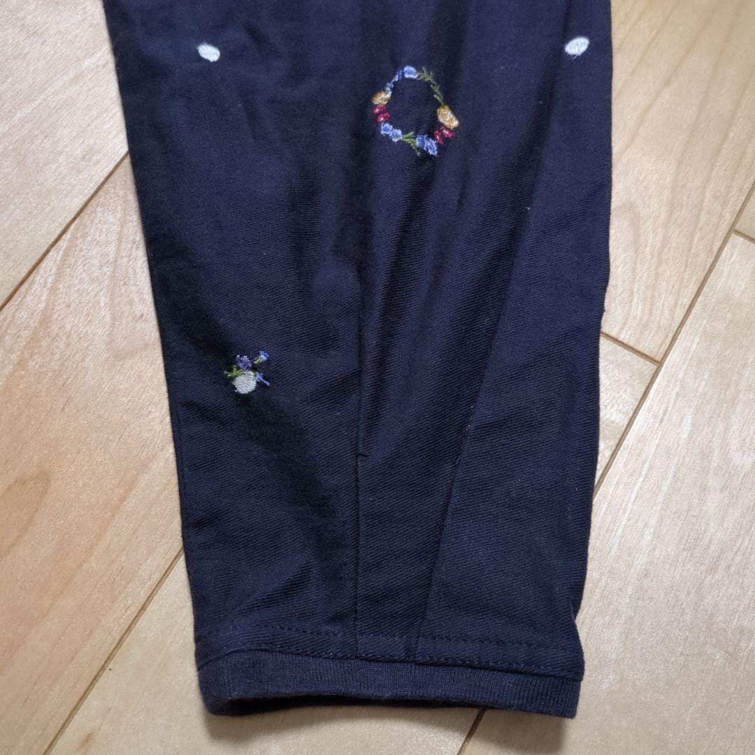 スーパーハッカ SUPER HAKKA フラワー刺繍 ワンピ フリーサイズ