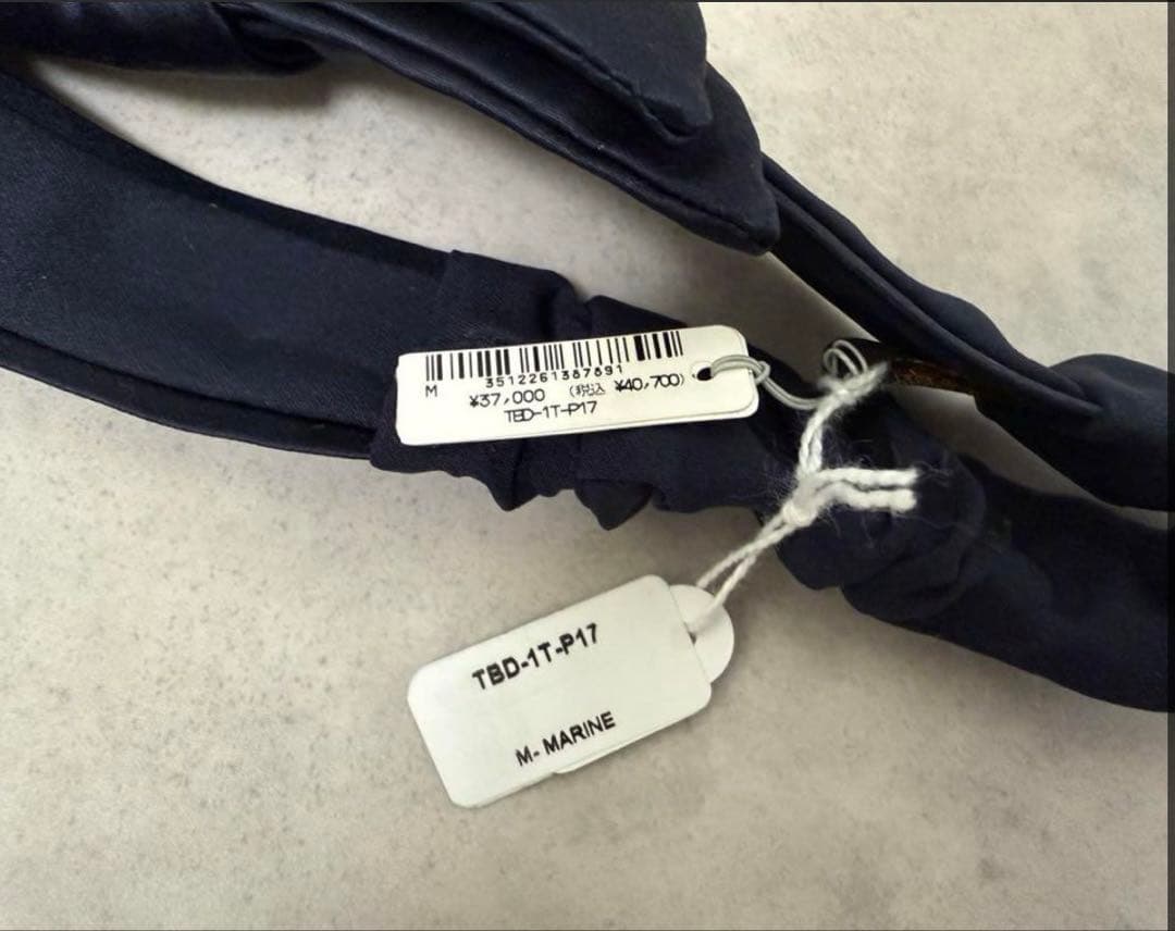 u*❌様 【未使用品】 ALEXANDRE DE PARIS ネイビー ヘアバン