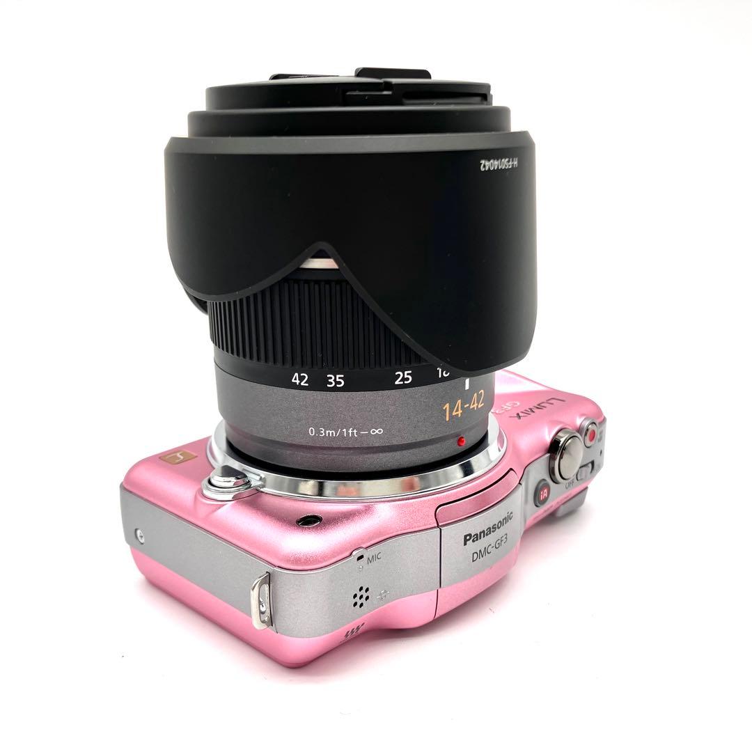 Panasonic DMC-GF3 ピンク　14-42mmレンズキット