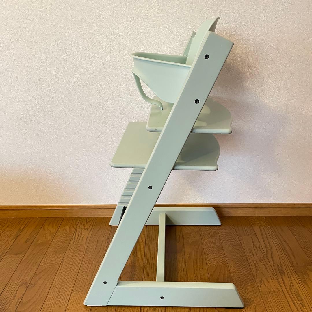 ストッケ　トリップ トラップ　ベビーチェア+ベビーセット　ソフトミント　SN.6