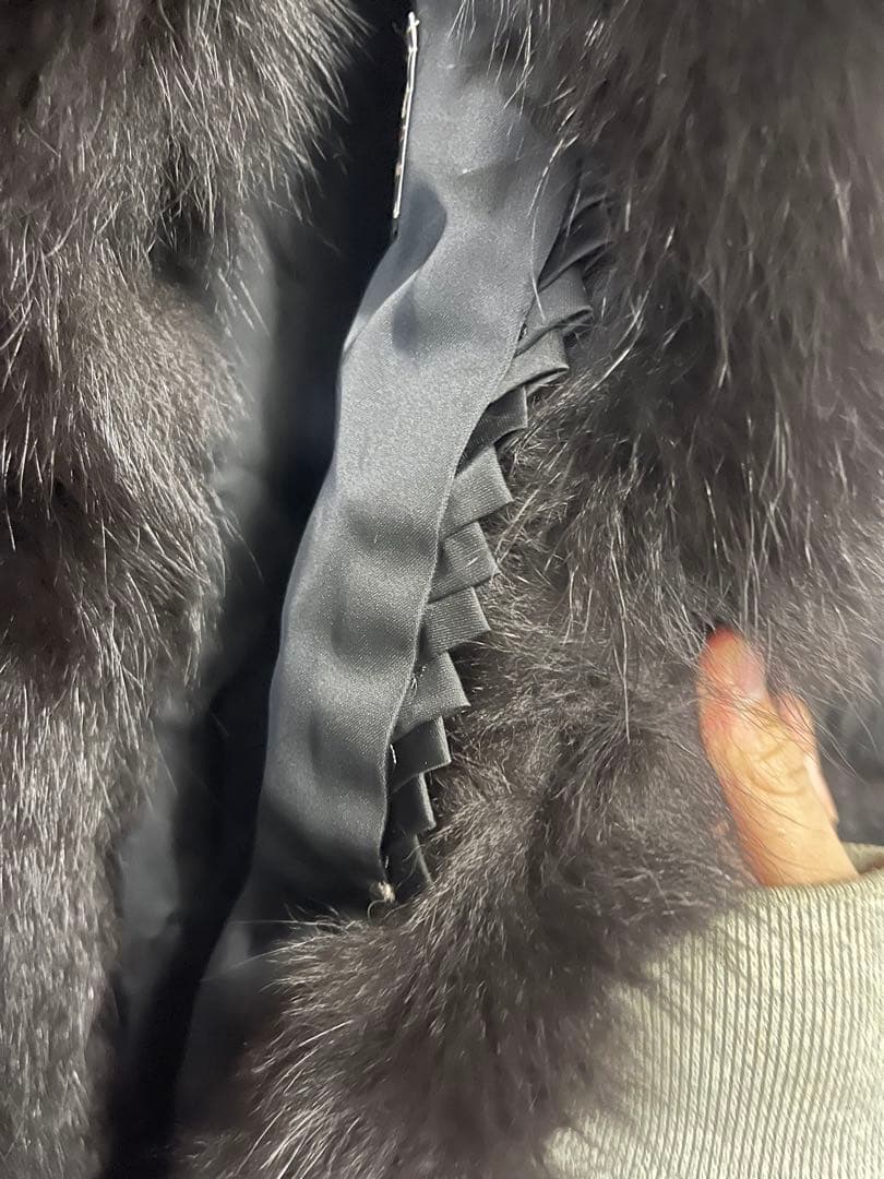 サガフォックス　ブラックファーコート  Belle Vison 9号