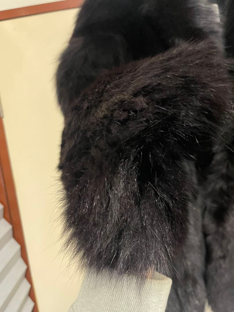 サガフォックス　ブラックファーコート  Belle Vison 9号