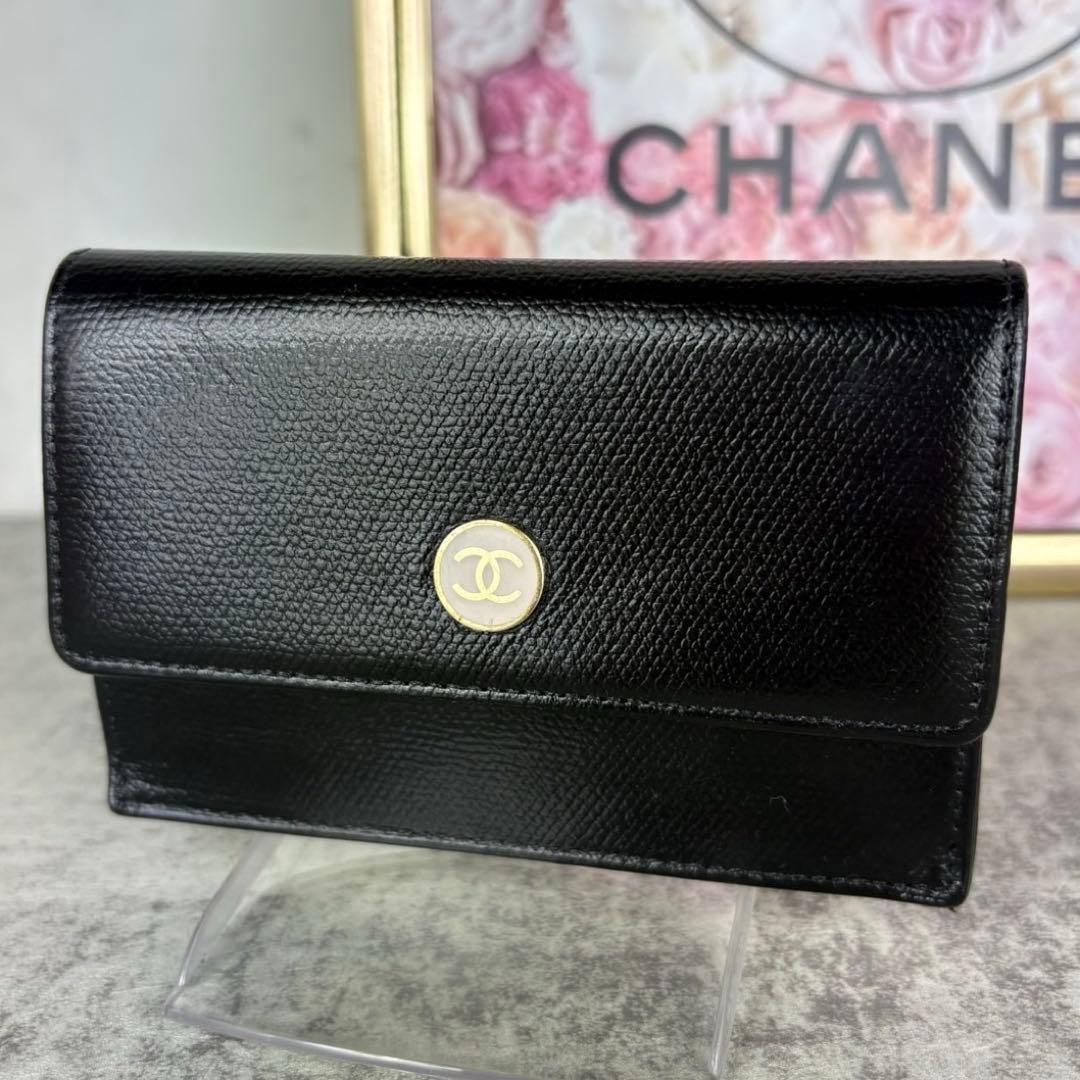 CHANEL シャネル　キャビアスキン　ケース　カードケース　財布　定期