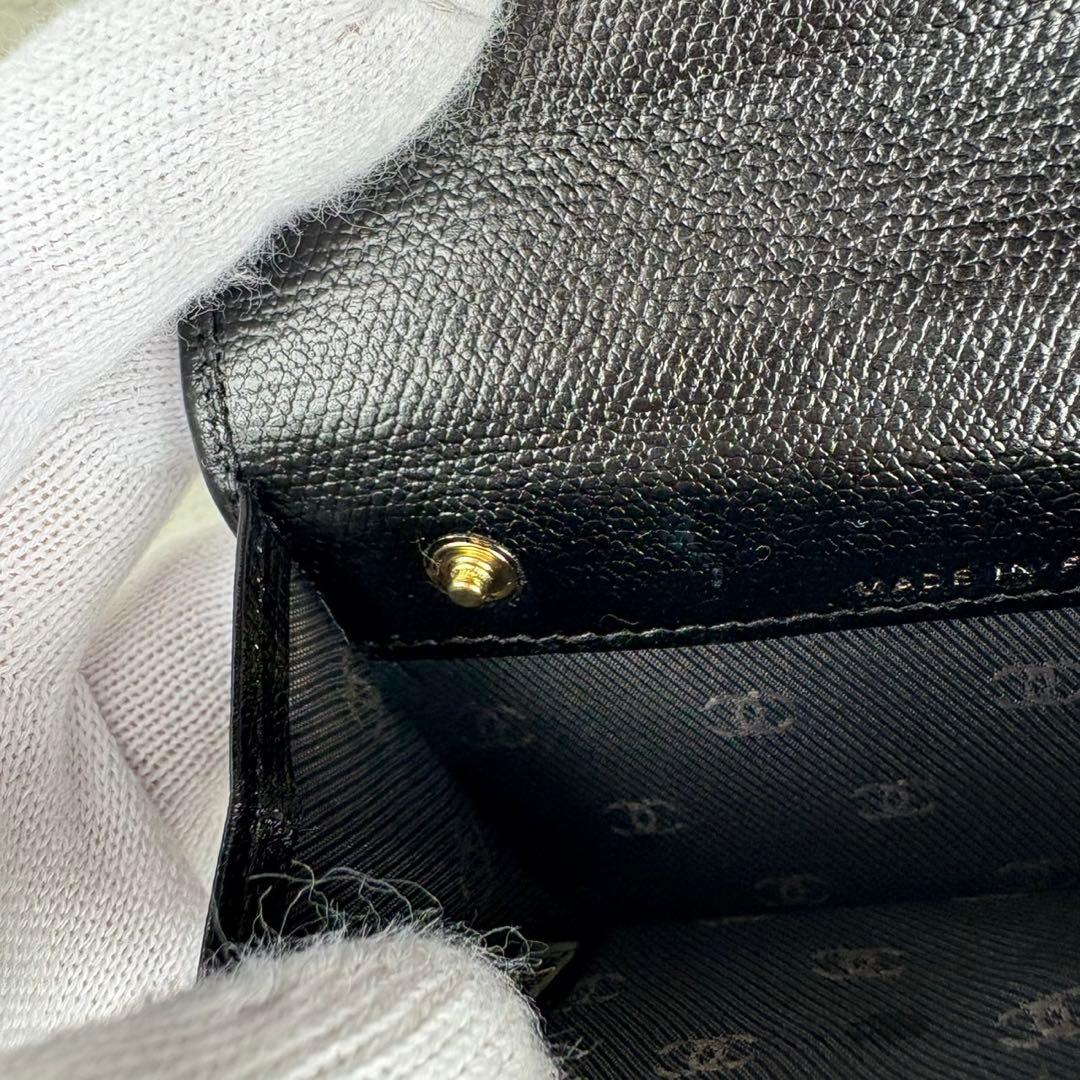 CHANEL シャネル　キャビアスキン　ケース　カードケース　財布　定期
