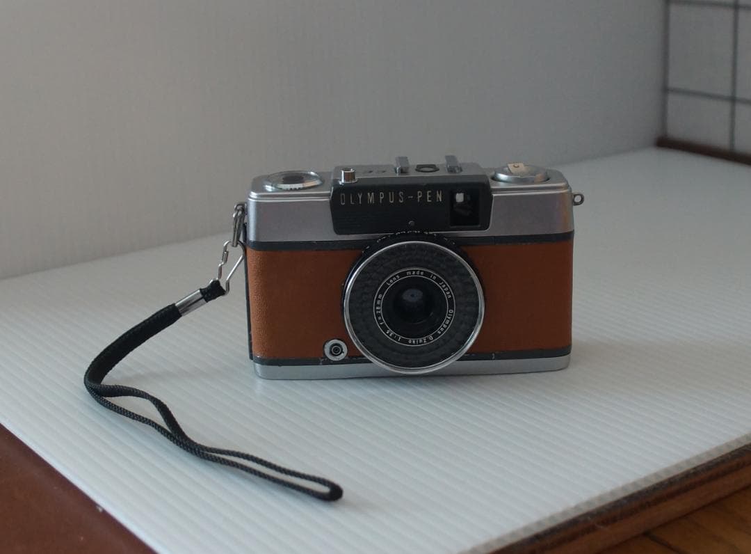 ラグランスリーブ【整備品】オリンパス　ペンEE-2　フィルム試写あり