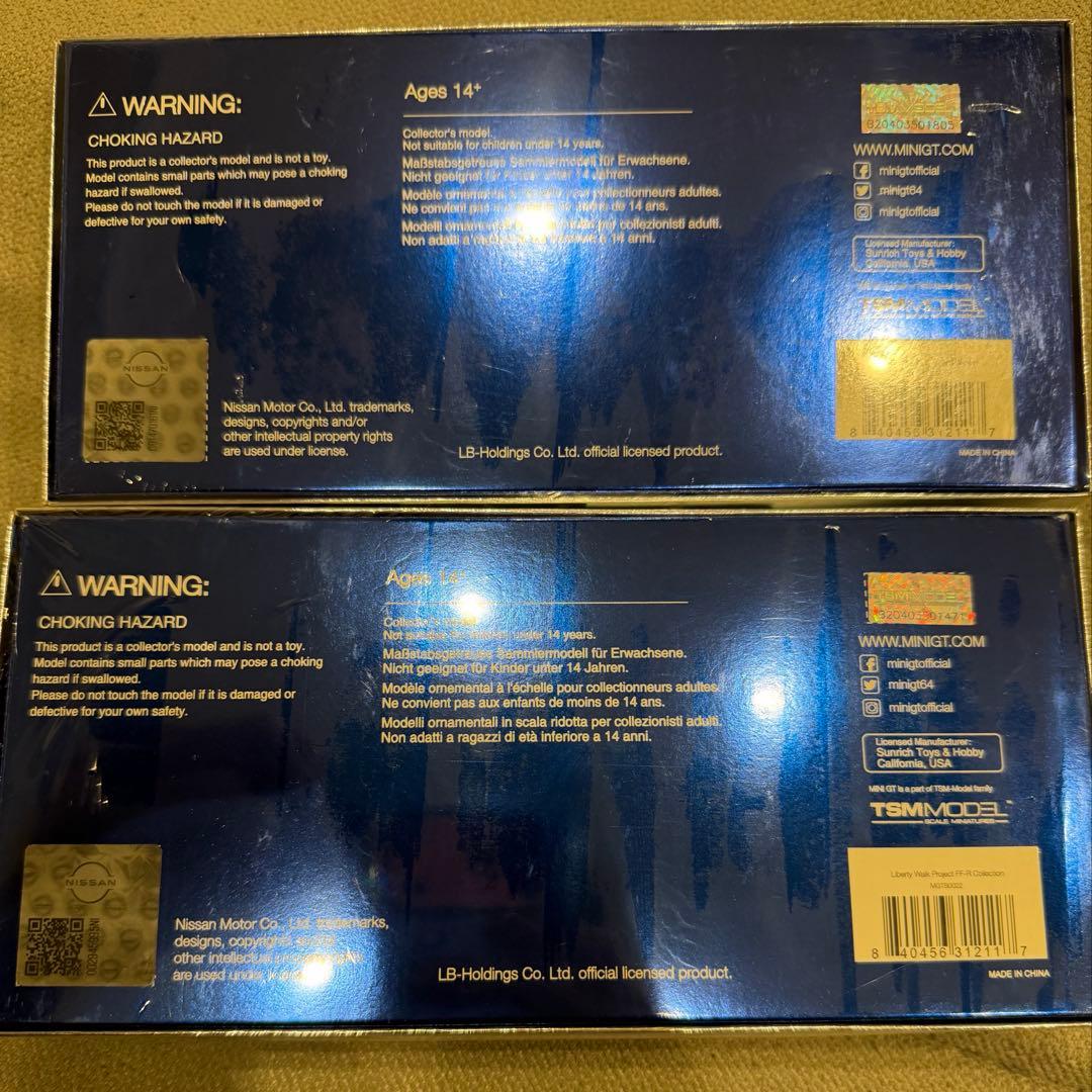 MINI GT リバティウォーク 東京オートサロン2026 限定 3台x2セット