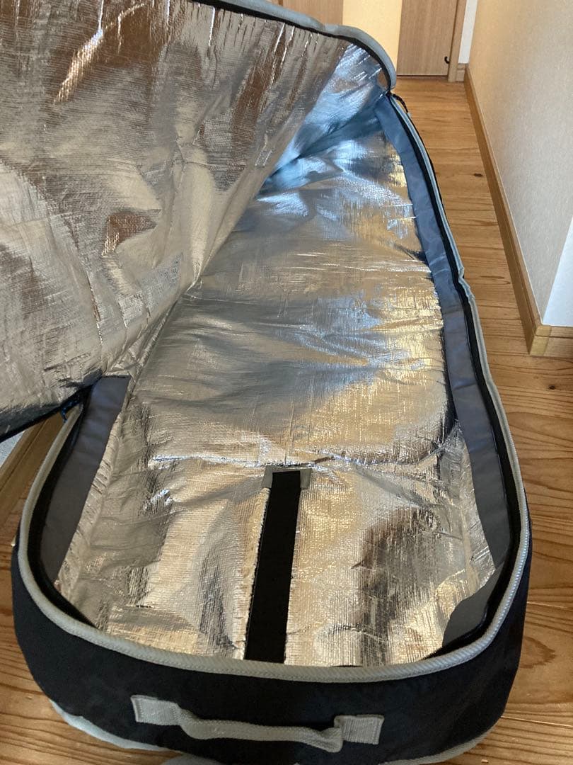 TRANSPORTER サーフボードハードケース 5'6\"ブラック　ショルダー付