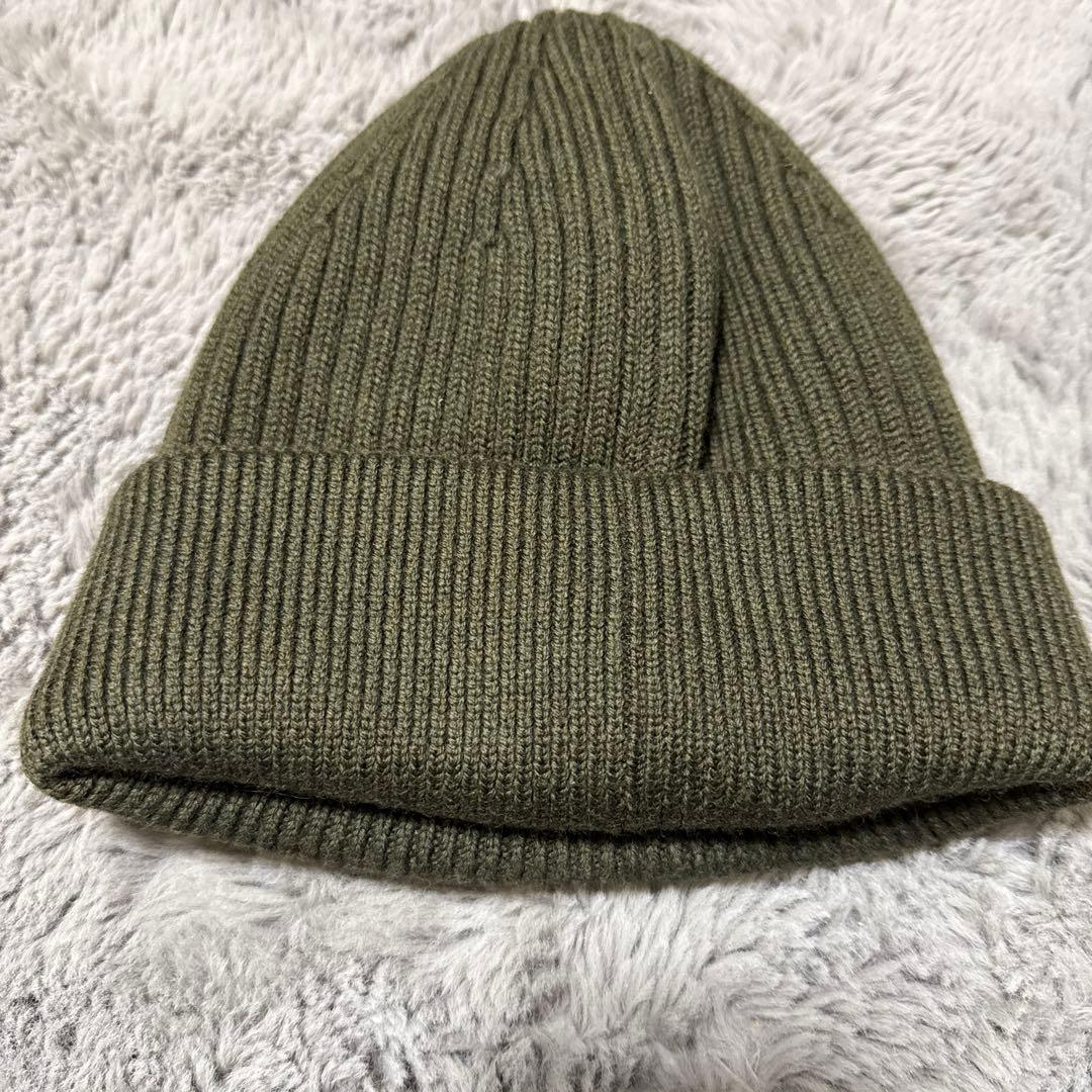 試着のみ美品✨　LOEWE ビーニー　 ニット帽　カーキ