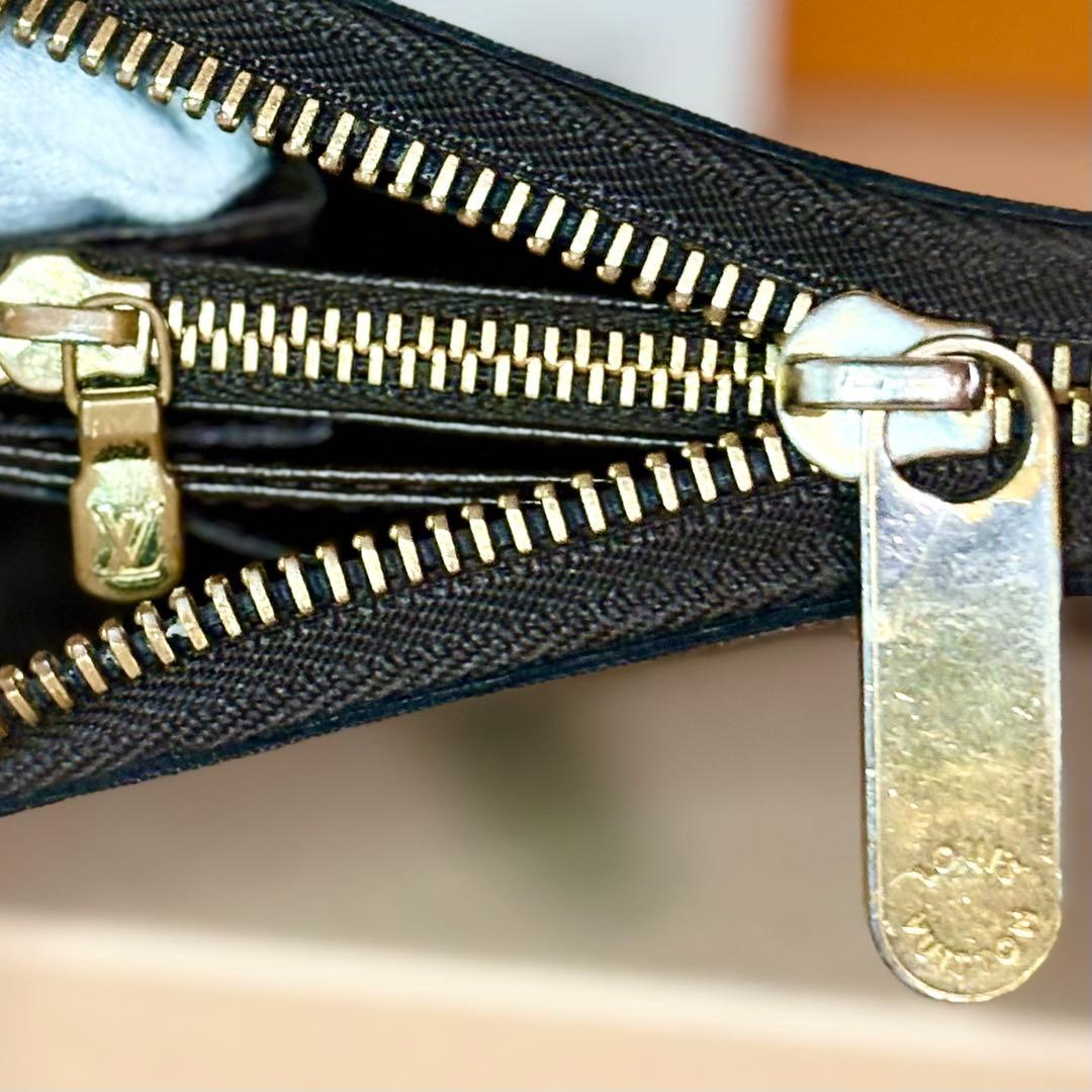 ルイヴィトン　ダミエ　エベヌ　ジッピーウォレット　長財布　N60015