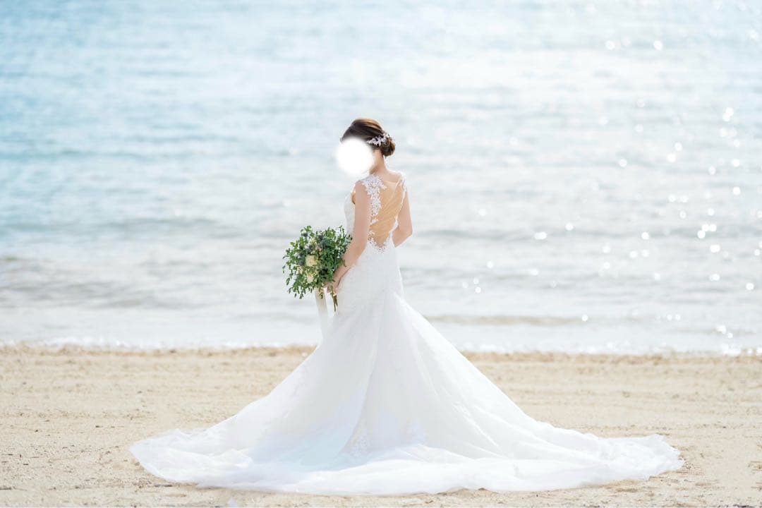 【YNS WEDDING】ウェディングドレス/専用パニエ・持ち運び用バッグ付き