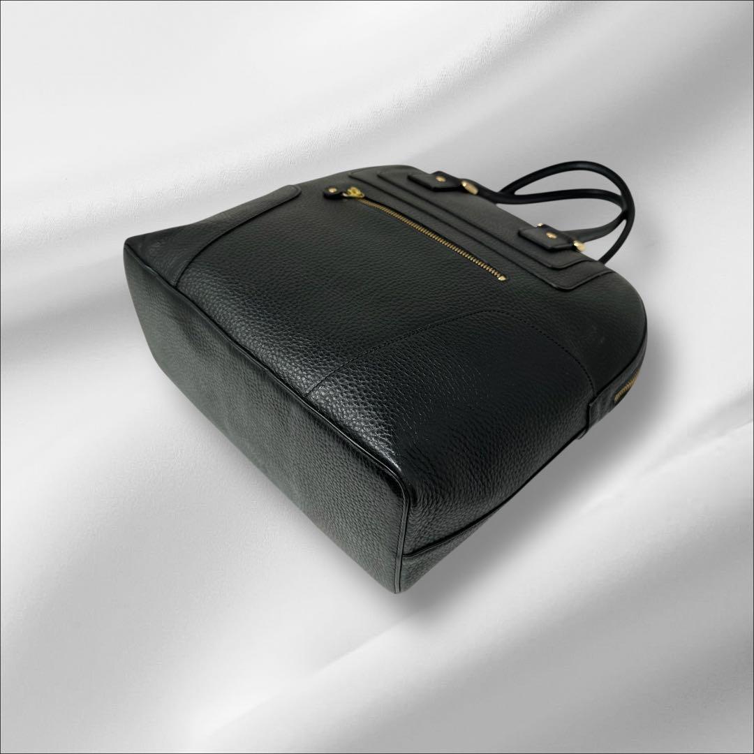 ちーちゃん様 ATAO アタオ ハンドバッグ アップル レザー ブラック