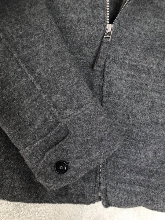 45R フロート縮絨のライダースジャケット