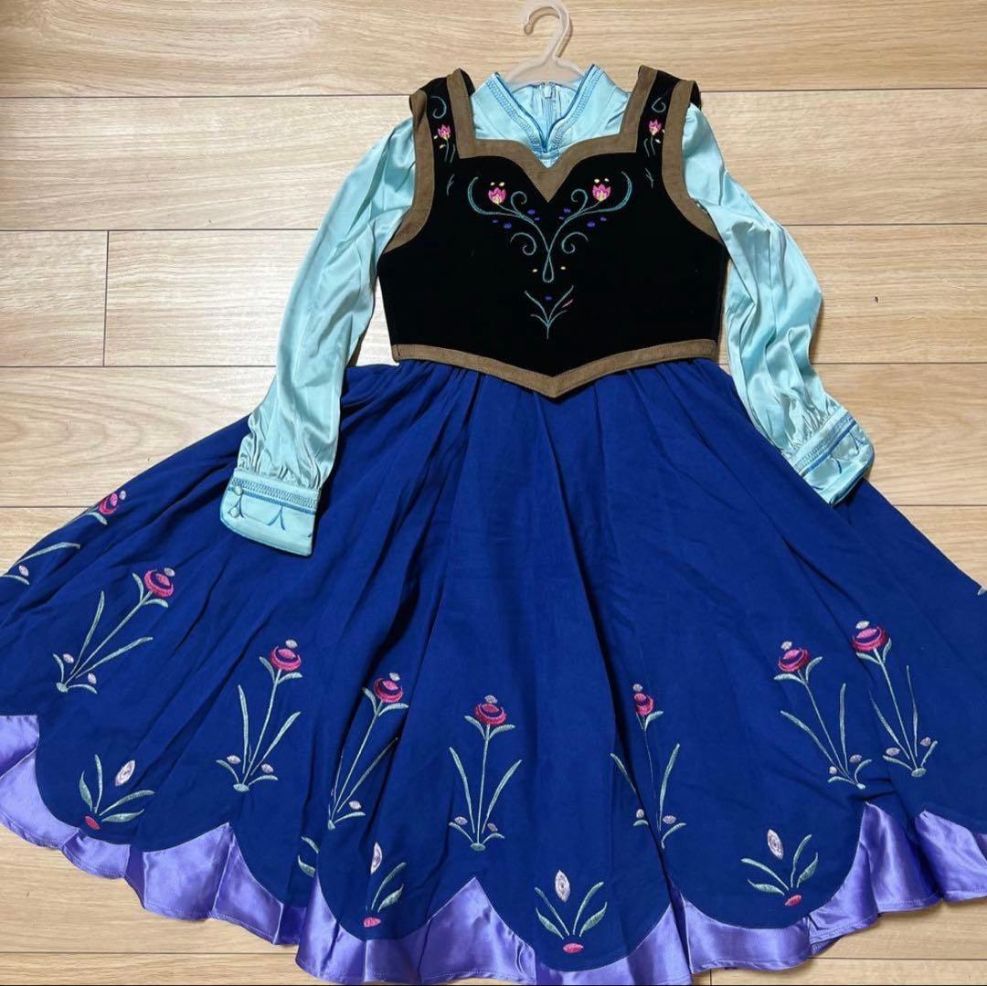 アナと雪の女王　アナ雪山ドレス　新品　120サイズ　ディズニー