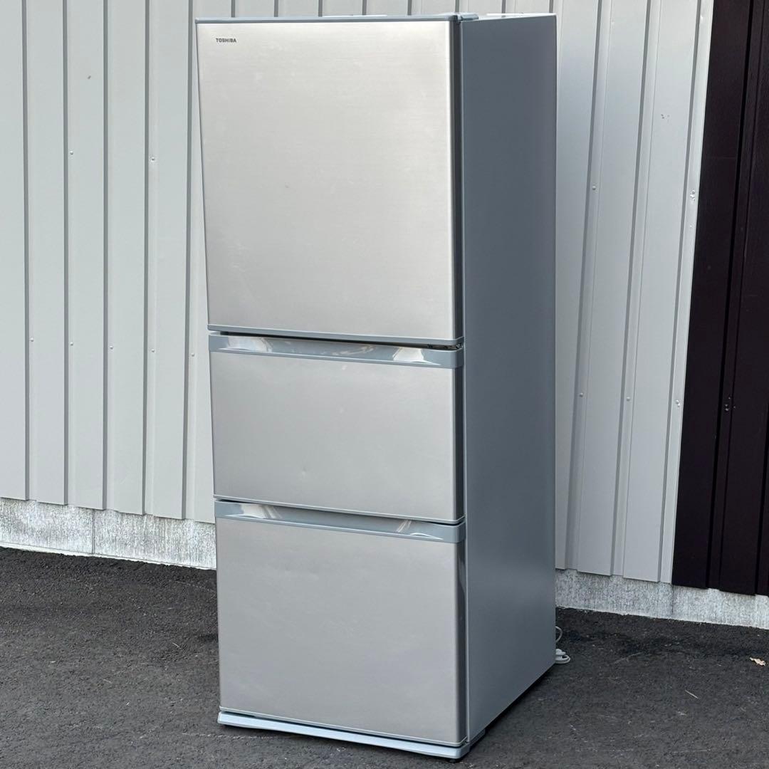 ◯ 送料込！設置対応◎TOSHIBA 東芝 330L 3ドア冷蔵庫GR-M33S