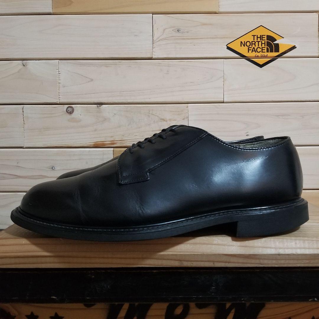【美品】Bates ベイツ サービスシューズ 黒 US.NAVY 本革　28.5