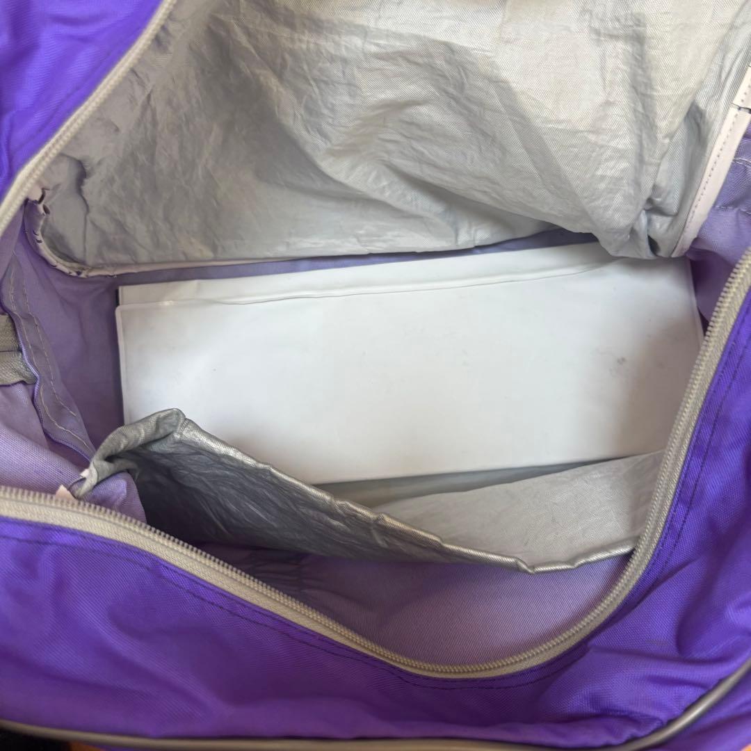 【美品】旧ワッぺ ワッぺ 紫 スクールバッグ スクバ ワールドペガサス 紫色