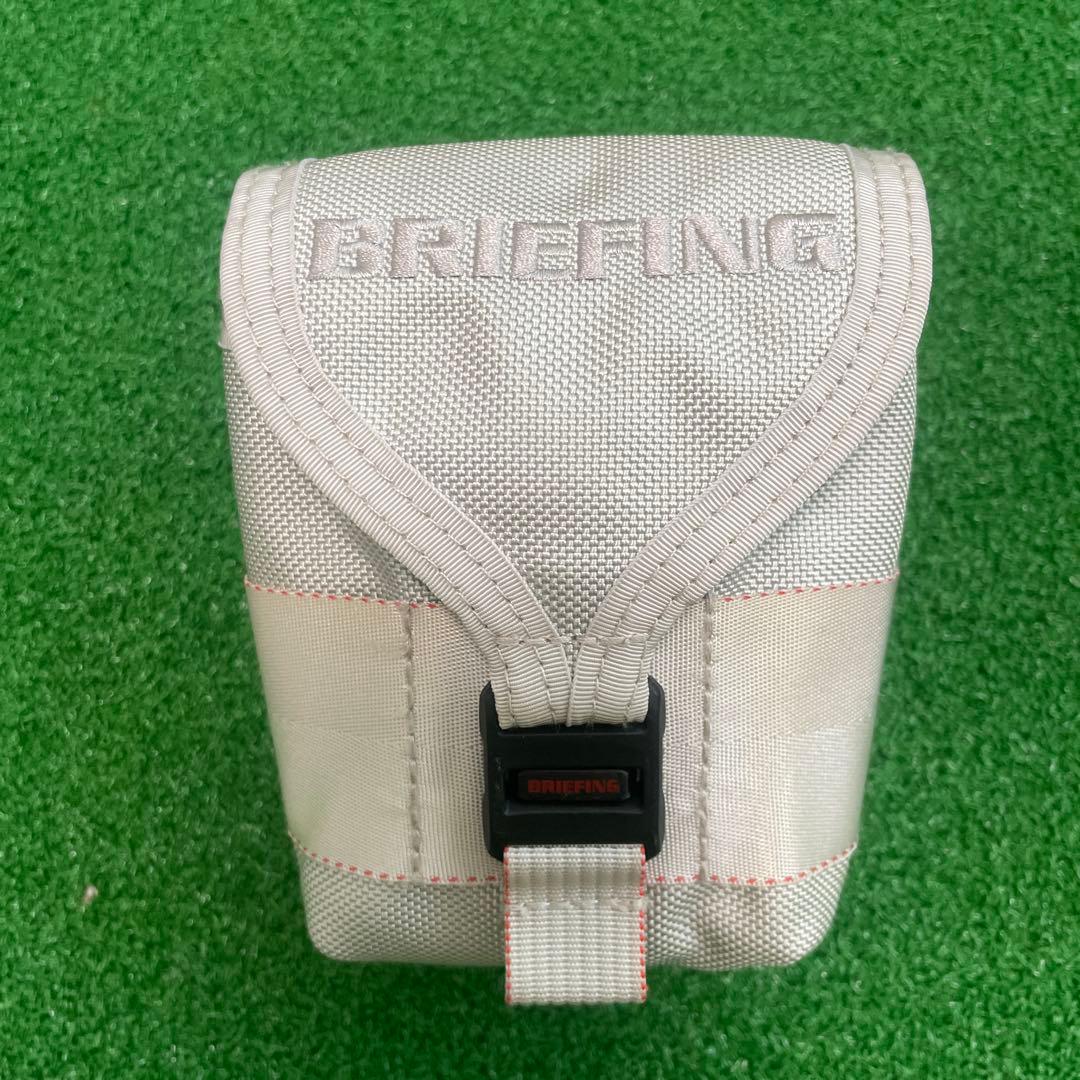BRIEFING グレー ナイロンポーチ
