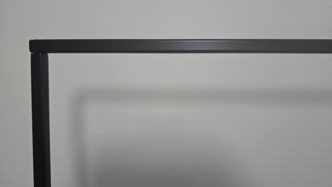 KANADEMONO シンプル アイアン ハンガーラック　Black　W90