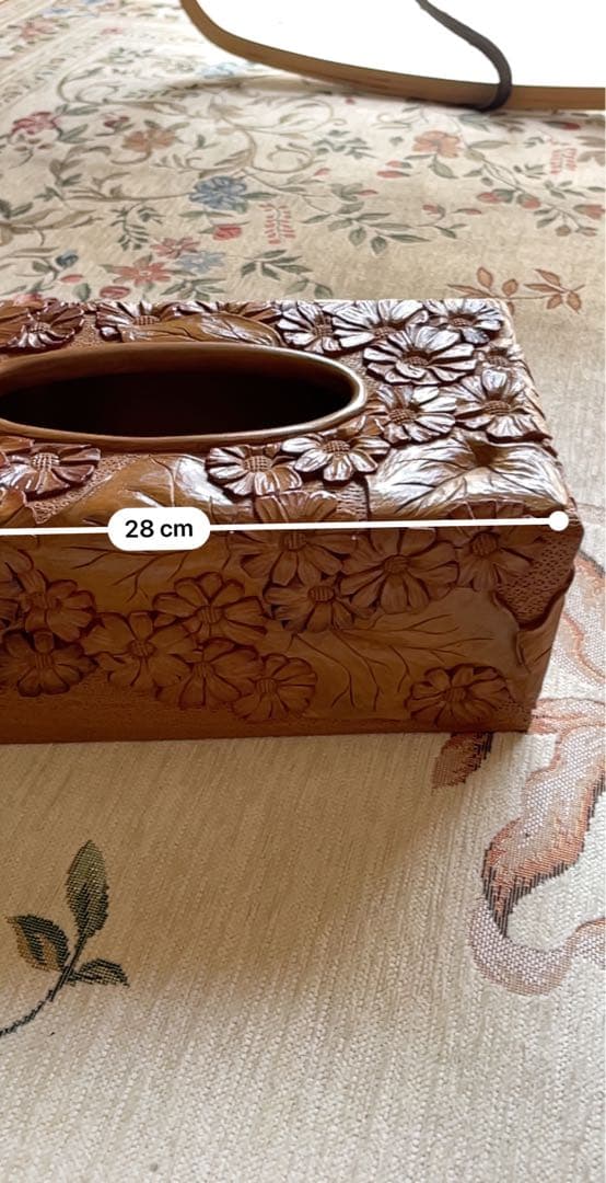 彫刻ティッシュBOX