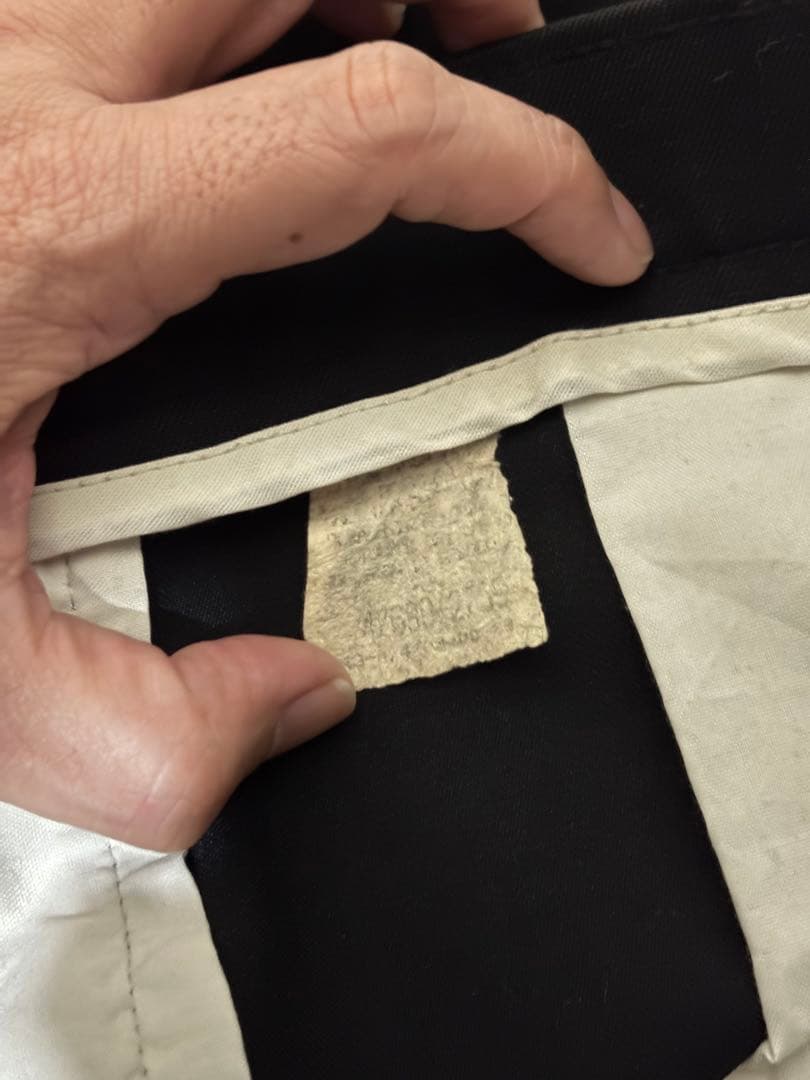 【希少】80s リーバイス アクションスラックス 黒 TALONジップ W32