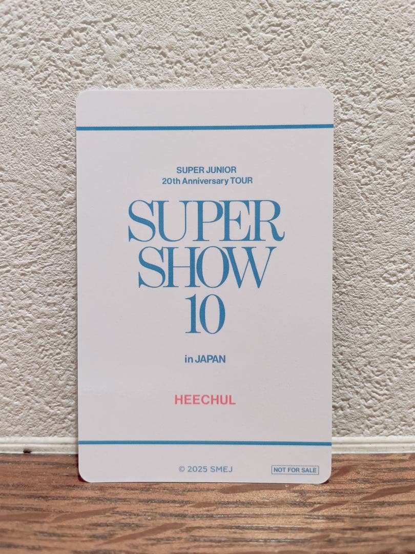 【美品】SJ SS10 日本限定 mu-mo shop購入特典トレカ(ヒチョル)