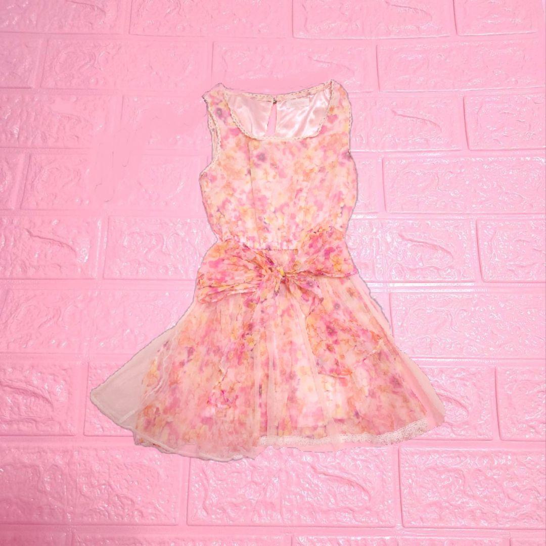 送料¥０♡LIZ LISAリズリサ オーガンジー お花柄 ワンピース