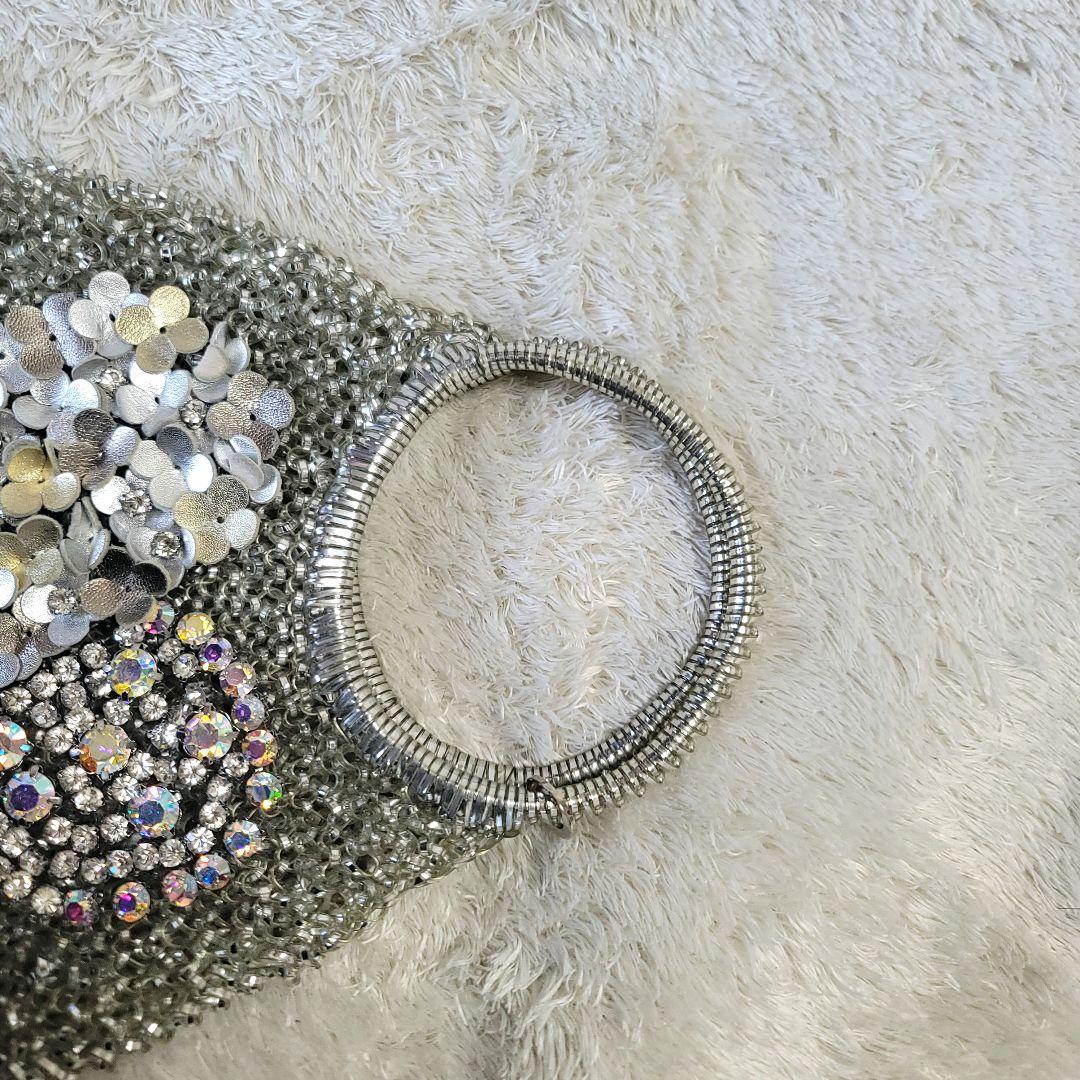 ANTEPRIMA アンテプリマ ワイヤーバッグ シルバー ビジュー ハート