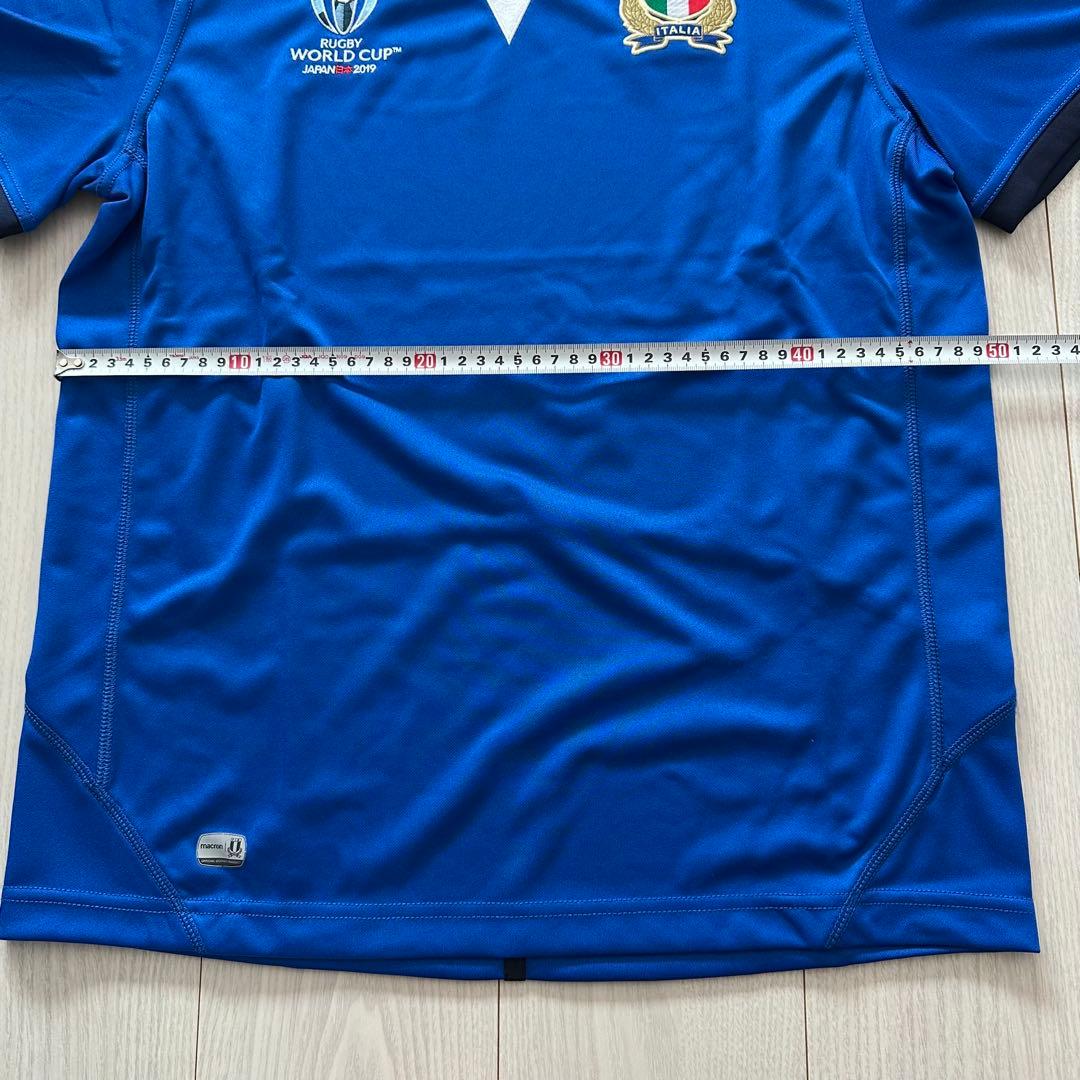 マクロン　イタリア代表　ラグビージャージ　　W杯　2019年　Mサイズ