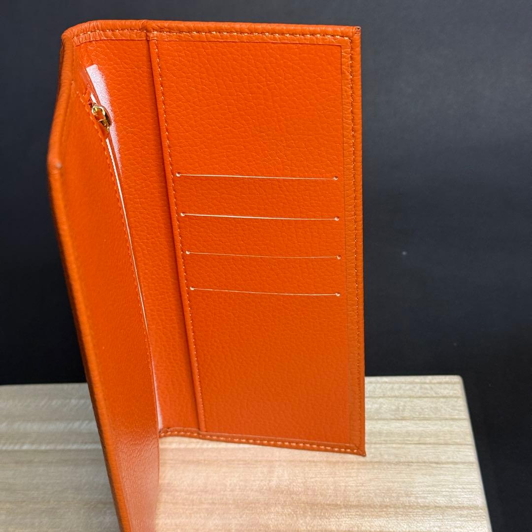 TAKU:皇居 限定 長財布 オレンジ色 貴重 新品未使用 プレゼント用に