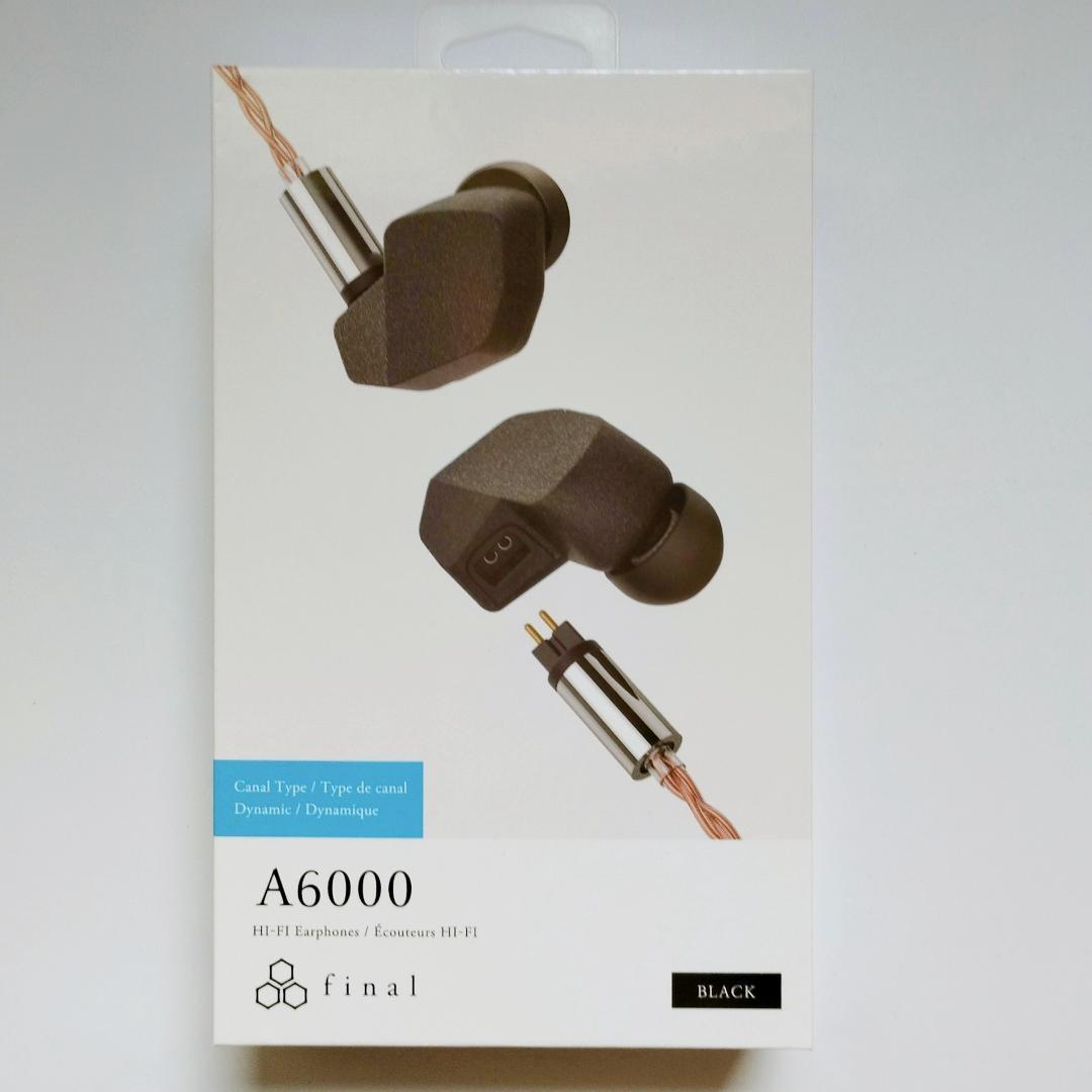 final A6000 ブラック 有線イヤホン 新品・未開封