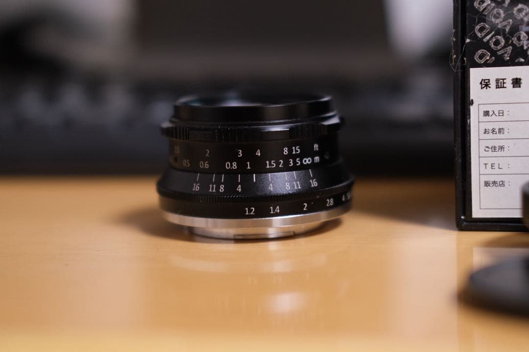 7artisans 35mm F1.2 単焦点レンズ レンズカバー付き