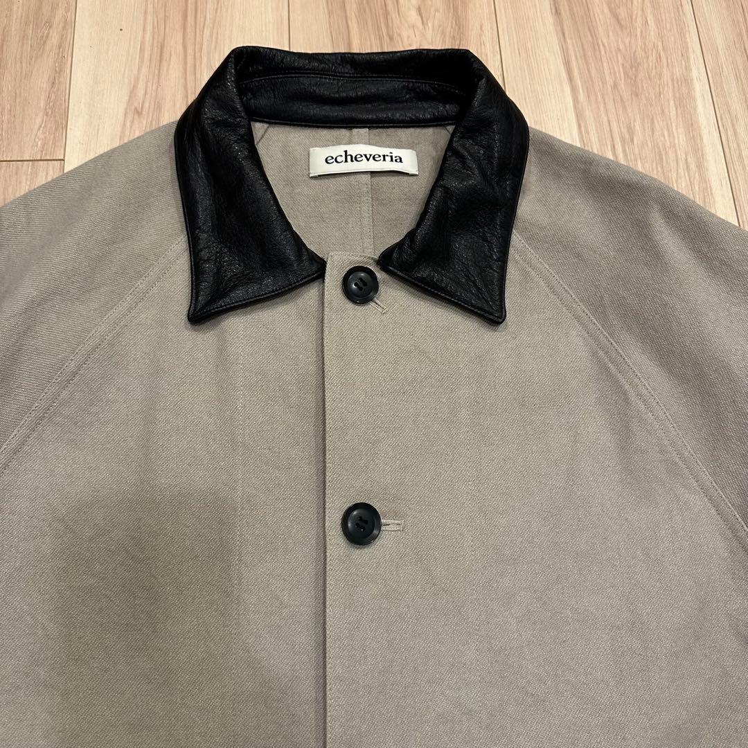 ジャケット・アウター echeveria Leather Switiching WorkJKT OVY