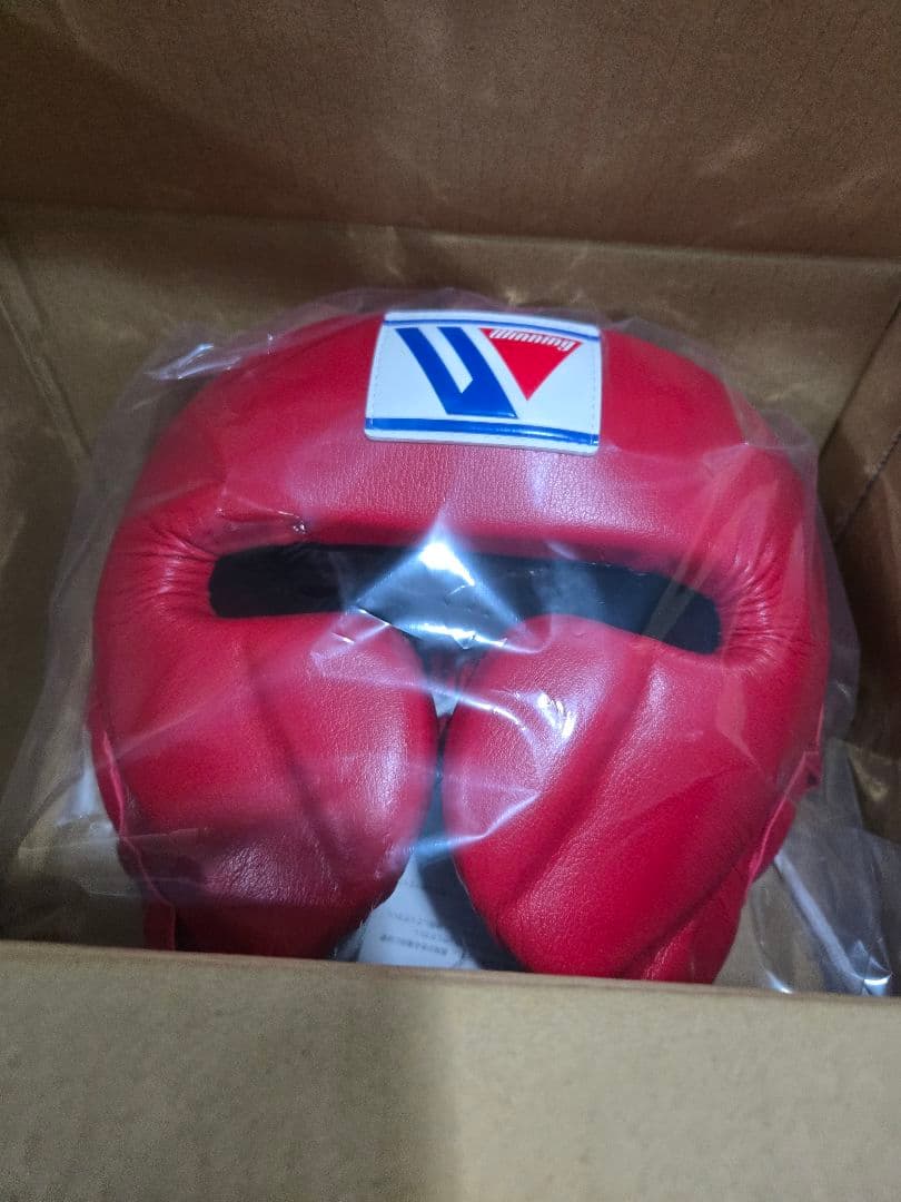 パルク　Winningレッド ヘッドギア Lサイズ