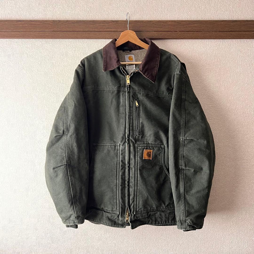 【美品】Carhartt モスグリーン リッジコートトラディショナルジャケット