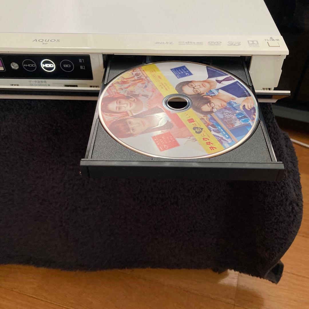 SHARP AQUOS BD-W1800W ブルーレイレコーダーホワイトカラー