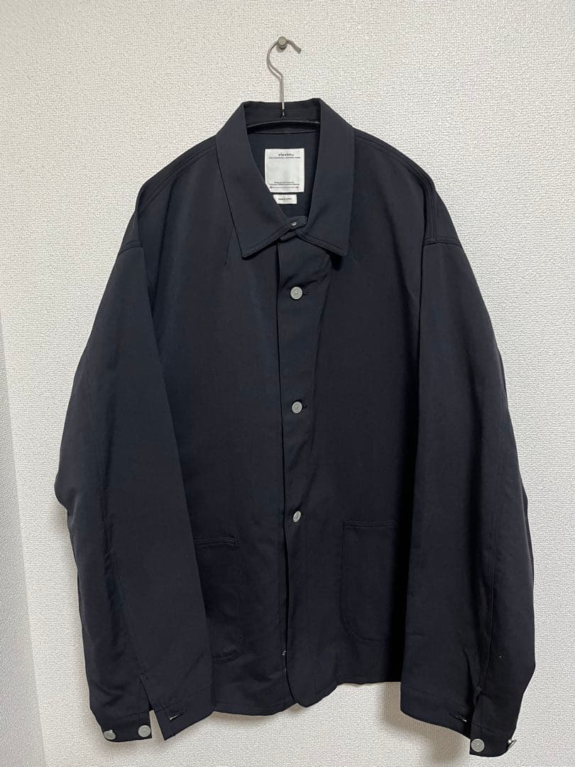 【未使用】visvim カバーオールジャケット　ウールコットンリネン