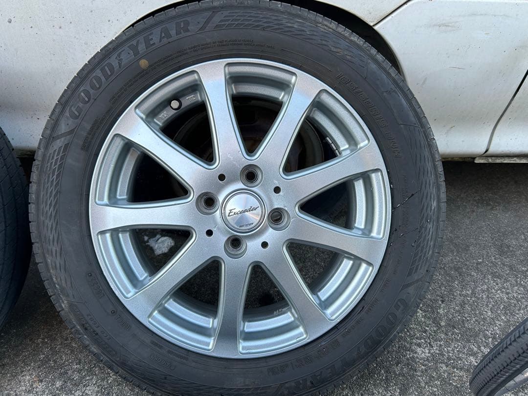 185/60R15 アルミセットHOT STUFF Exceeder