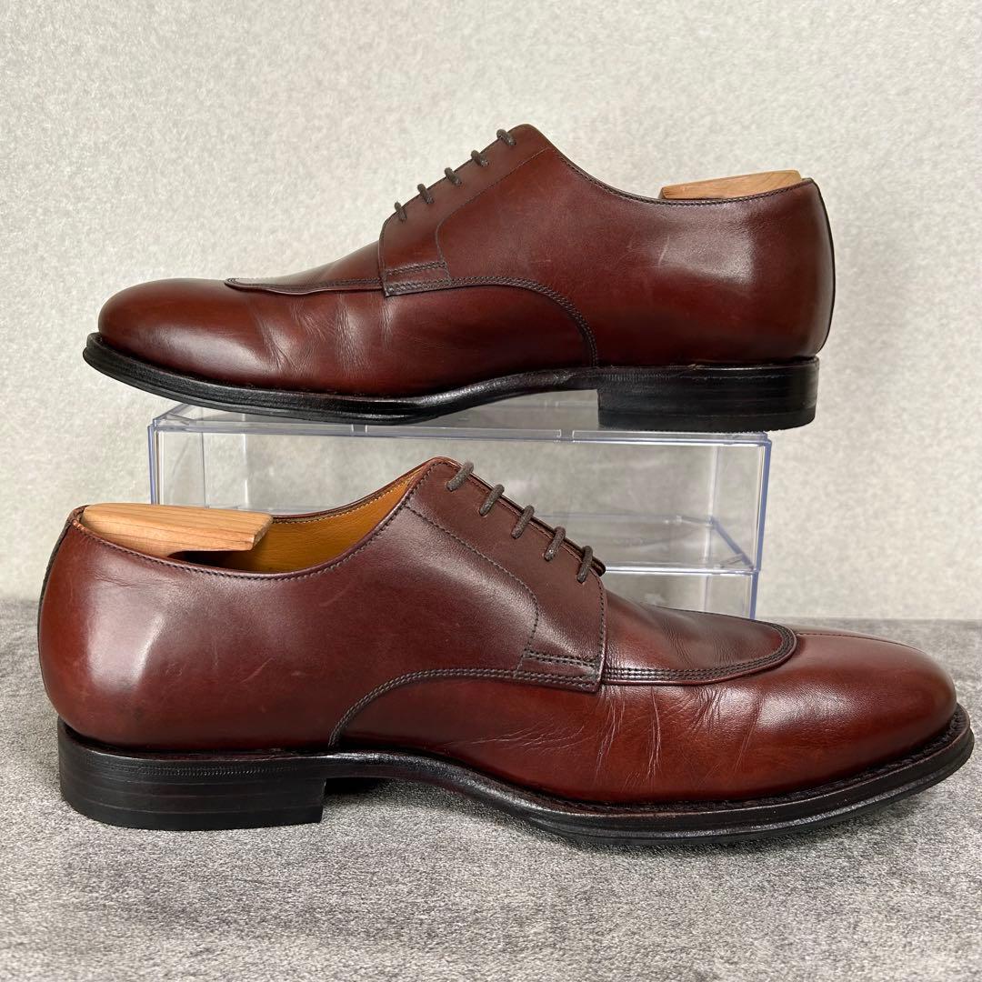 ジャランスリワヤ 別注 Uチップ 43 濃茶 本革 外羽根 ドレスシューズ