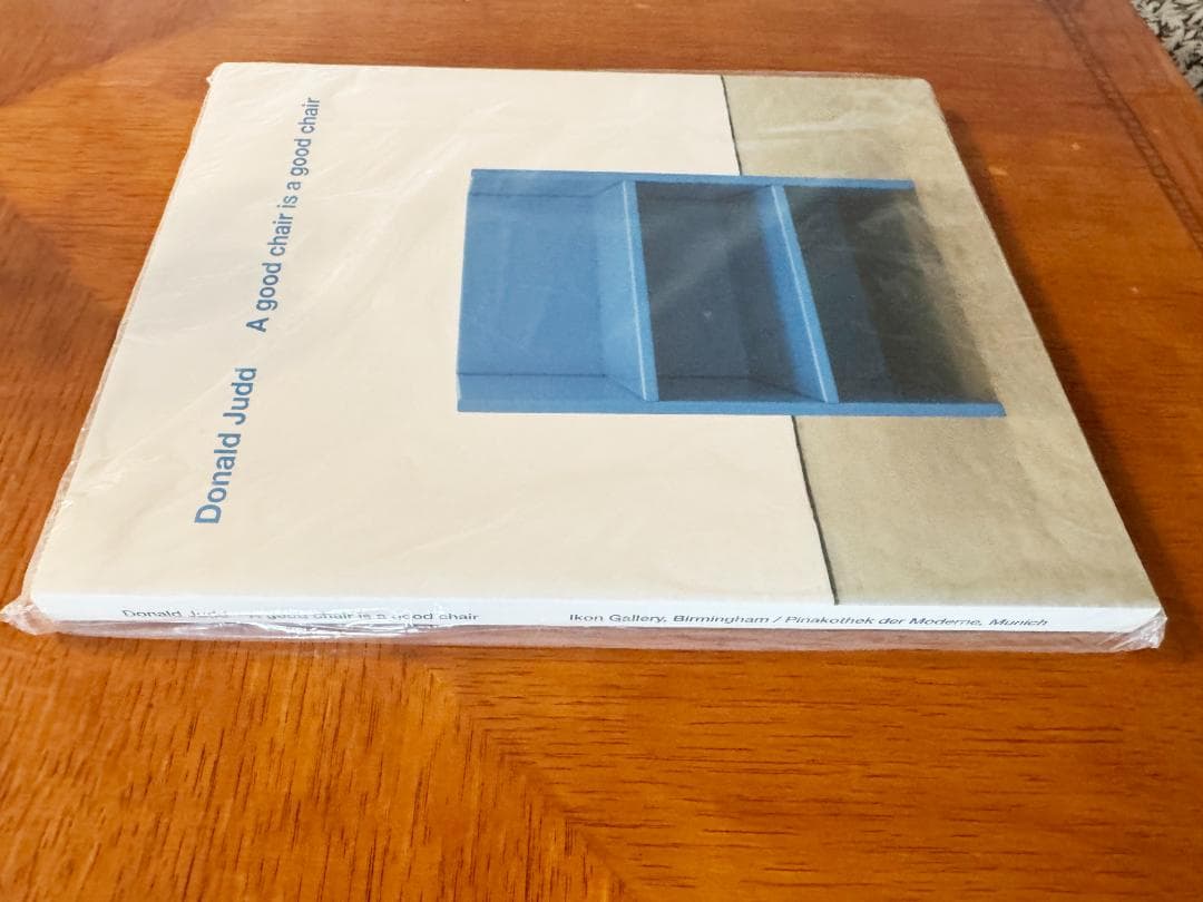 洋書 Donald Judd A good chair is a good chair