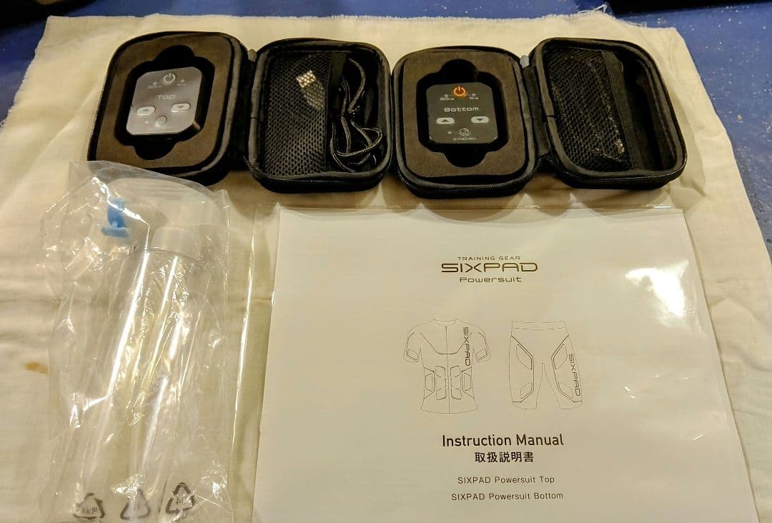 SIXPAD EMSトレーニングウェア メンズLサイズ 上下　パワースーツ