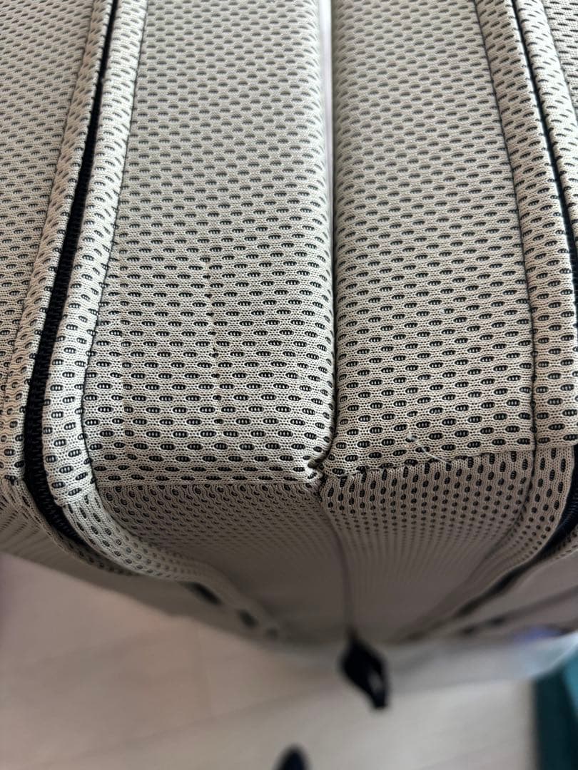 マニフレックス　メッシュウイング　シングル　三つ折り　ミッドグレー