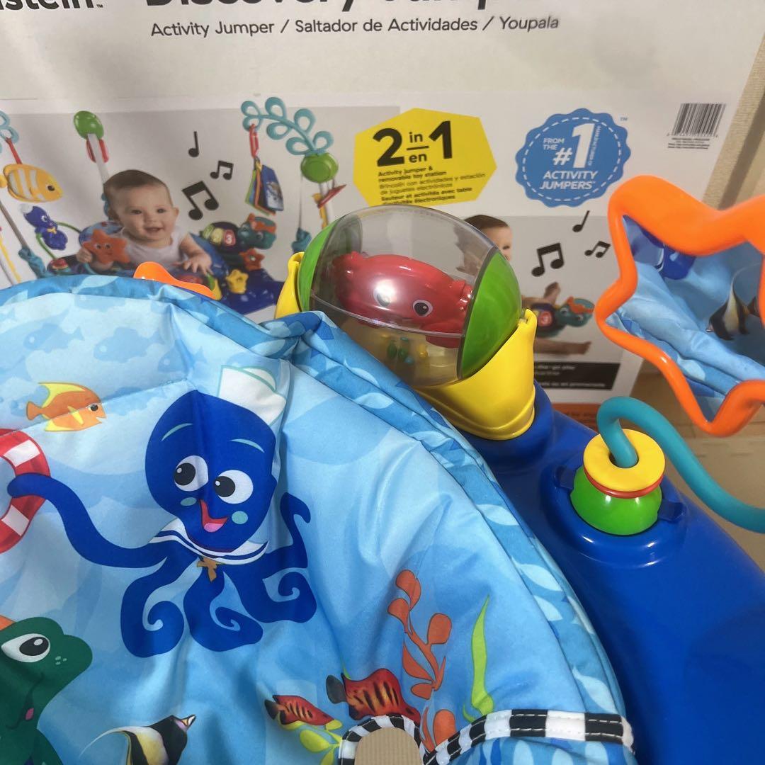 [美品] ベビーアインシュタイン ジャンパー Baby Einstein電池付き