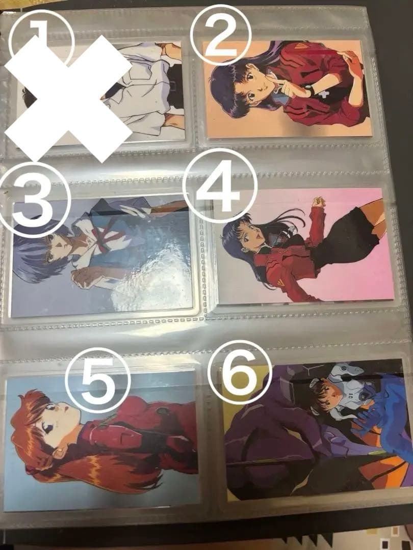 希少　１枚500円　新世紀エヴァンゲリオン カード 18枚