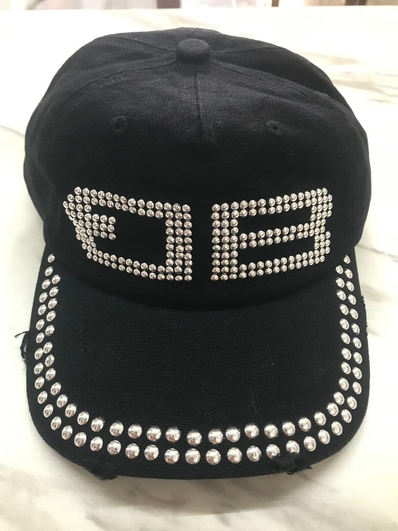 新品未使用 BEEDEN BD STUDS DAMAGE CAP BLACK