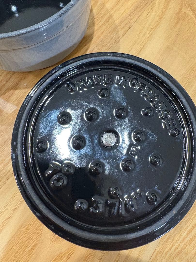 【未使用】ストウブ staub ミニソースパン　10cm グレー