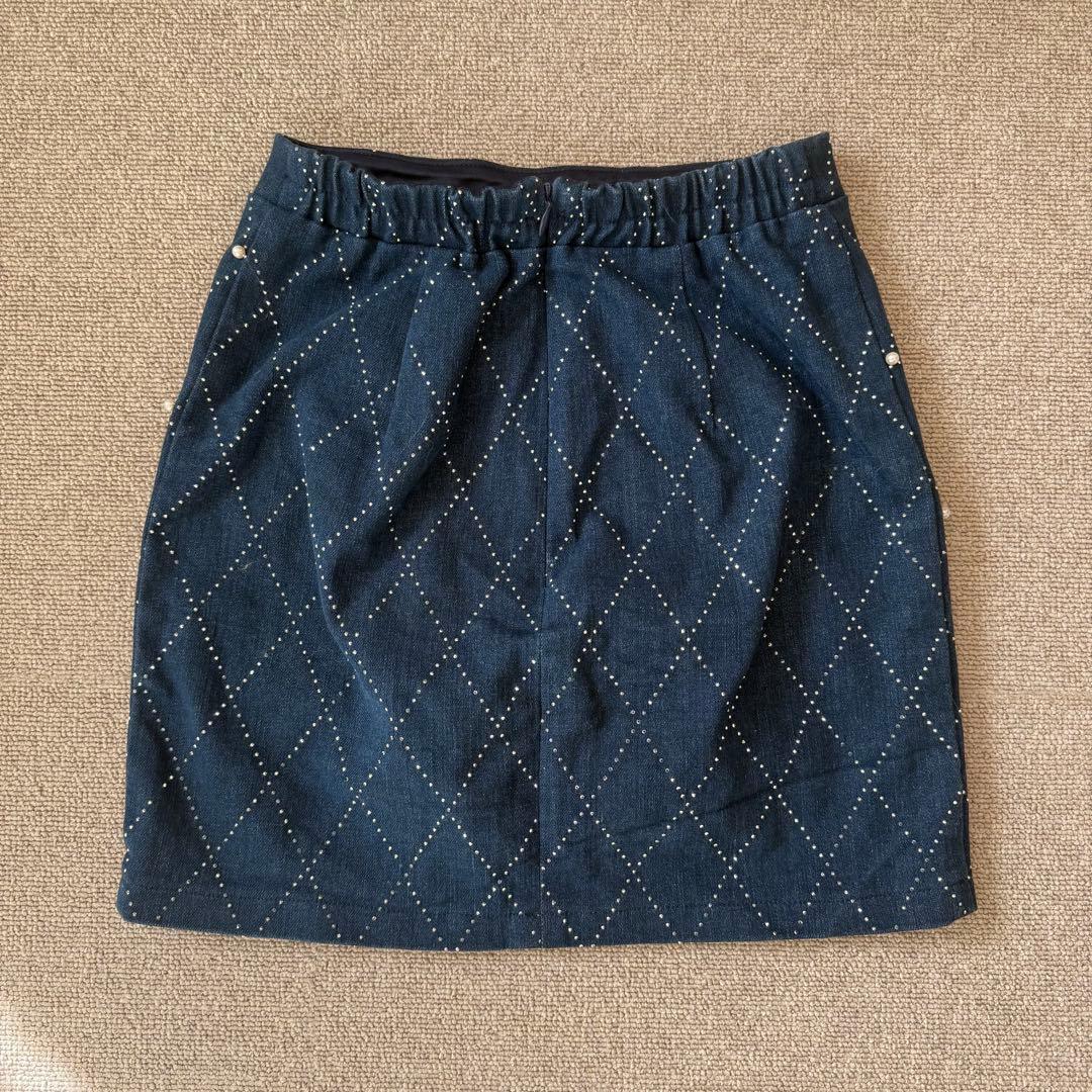 【極美品】JEWELS 格子柄セットアップ タイト ミニドレス キャバドレス S