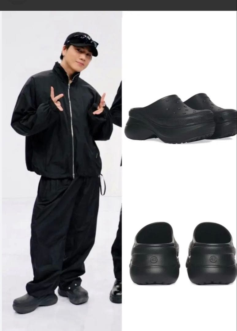 BALENCIAGA crocs ミュールサンダル39